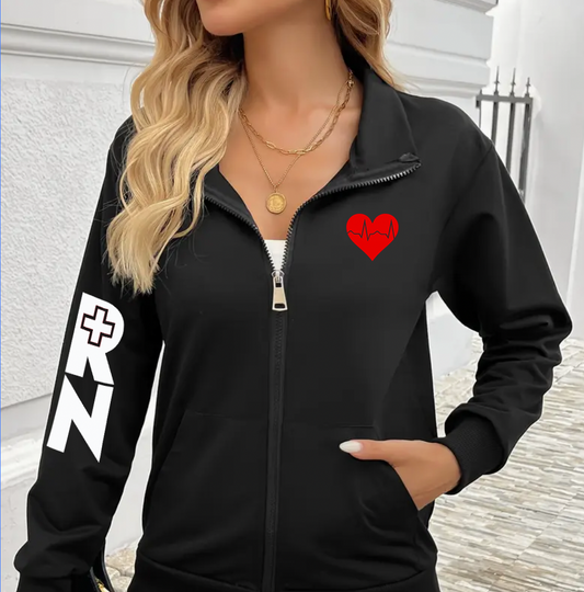 RN collared women's jacket