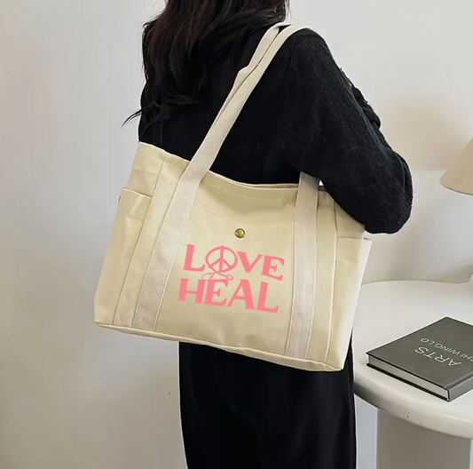 Love Heal Tote Bag