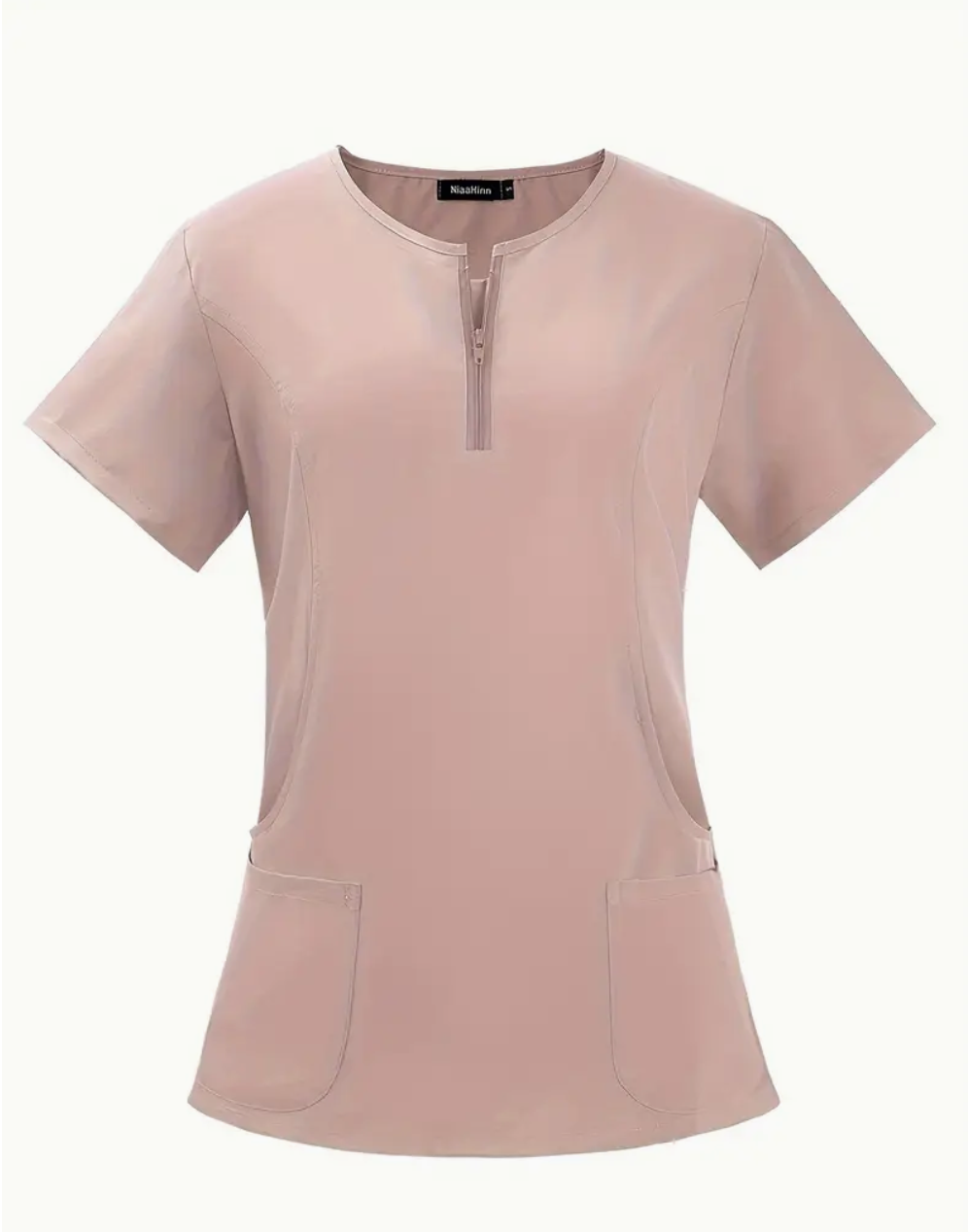 Comfortable Health Care Scrubs Pink Set