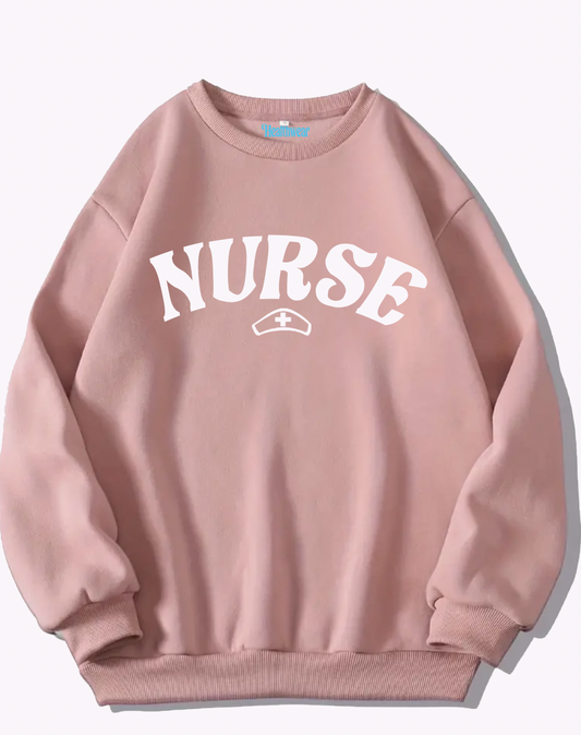 Pink Cozy Nurse sweatshirt