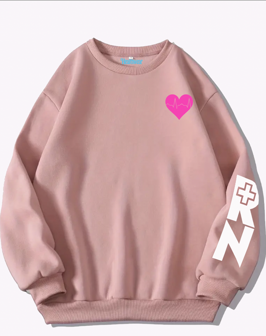 RN Pink Cozy sweatshirt