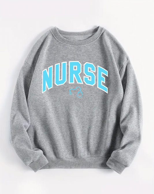 Nurse theses scope gray sweatshirt